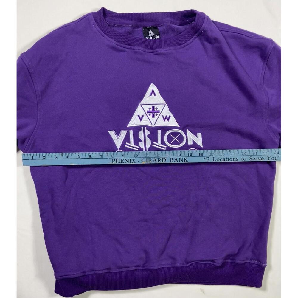 Vision Warr Street Wear Skateboard Hip Hop Sweatshirt pockets Columbus GA Jesus - Picture 6 of 10